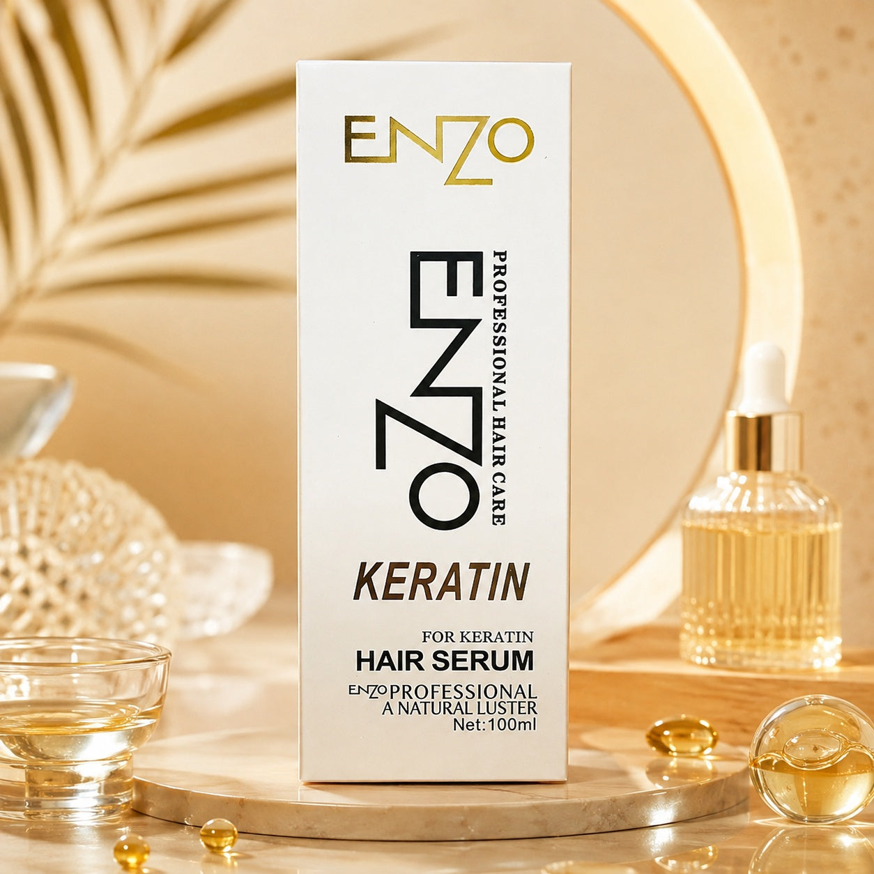 Enzo Keratin Hair Serum.
