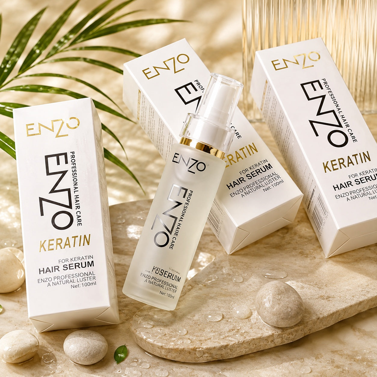 Enzo Keratin Hair Serum.