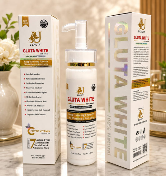 Gluta White Skin Whitening Face Wash.