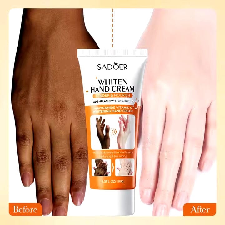 SADOER Whitening Hand Cream with Niacinamide & Vitamin C .