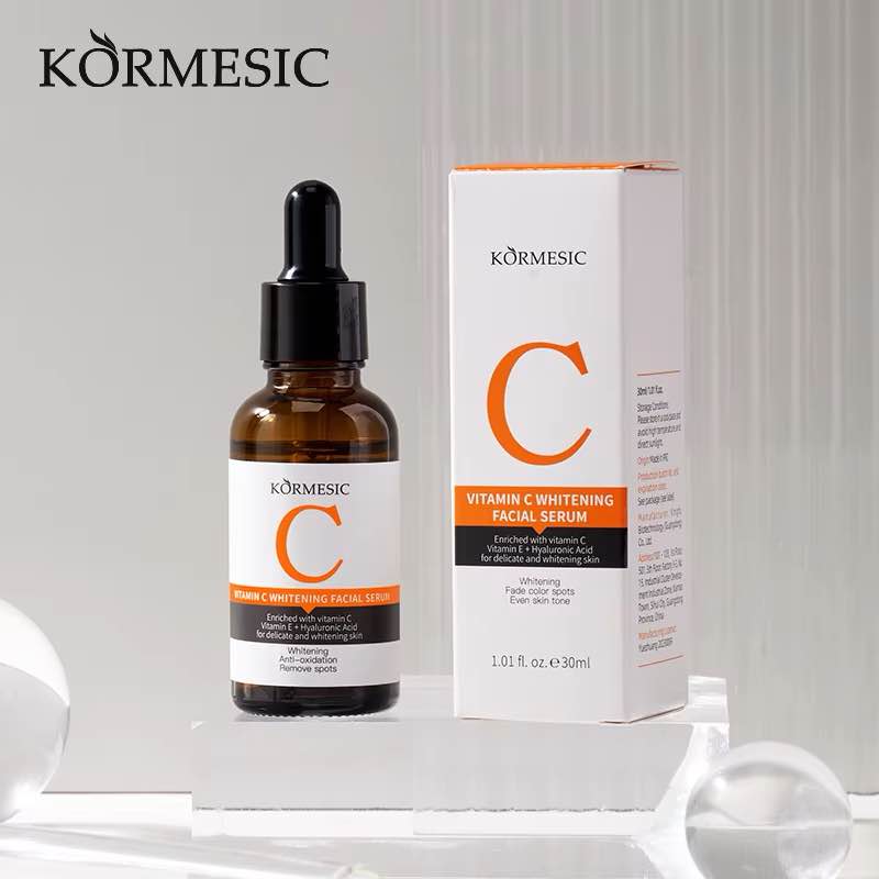 Kormesic Vitamin C Whitening Facial Serum with Hyaluronic Acid & Vitamin E .