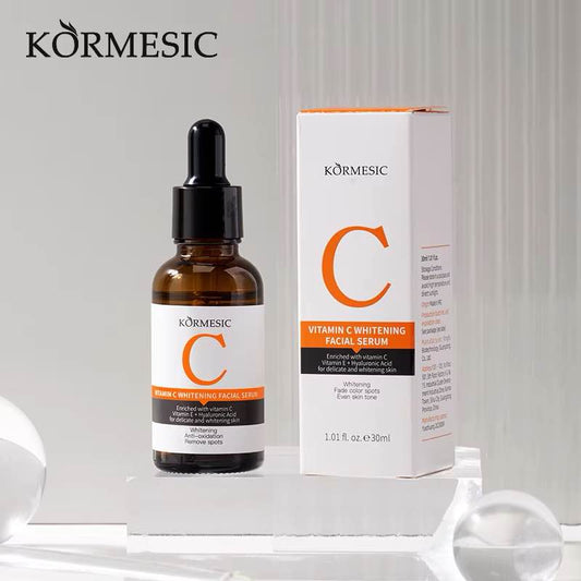 Kormesic Vitamin C Whitening Facial Serum with Hyaluronic Acid & Vitamin E .