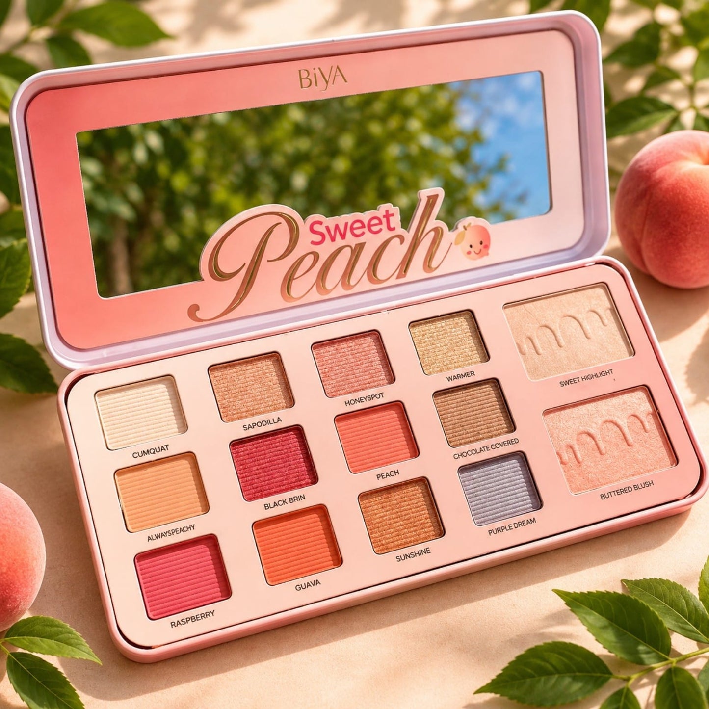"BIYA Sweet Peach Eyeshadow Palette"