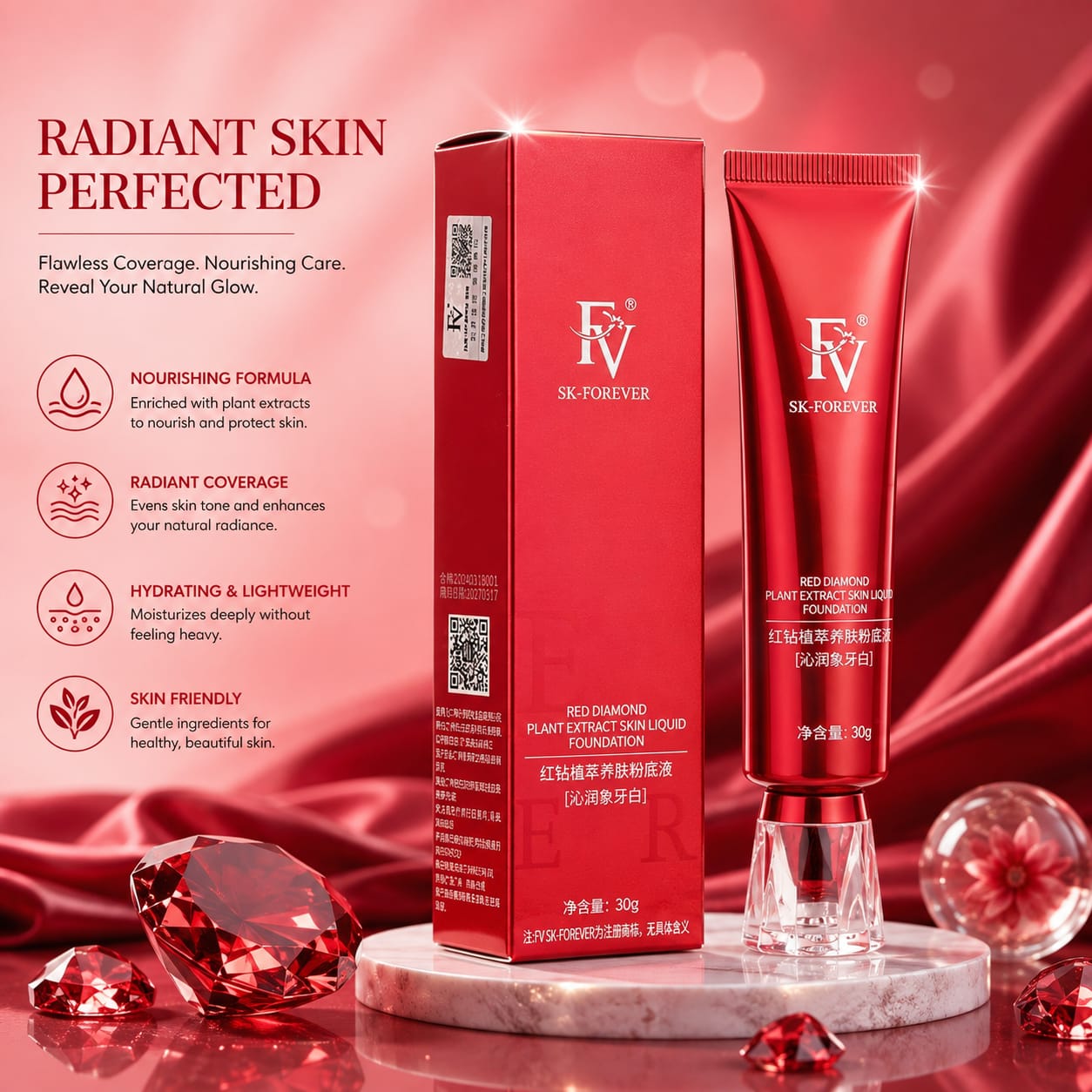 FV SK-Forever Red Diamond Foundation.