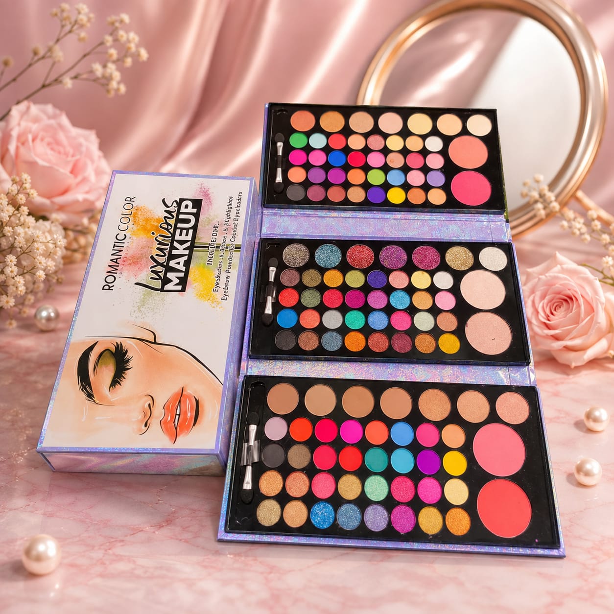Romantic Color 3-in-1 Makeup Kit.