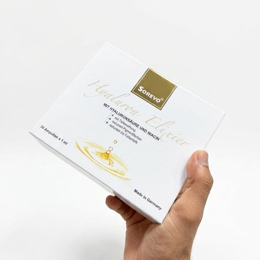 SOREVO Hyaluronic Acid Ampoule – Premium Facial Hydration Kit.