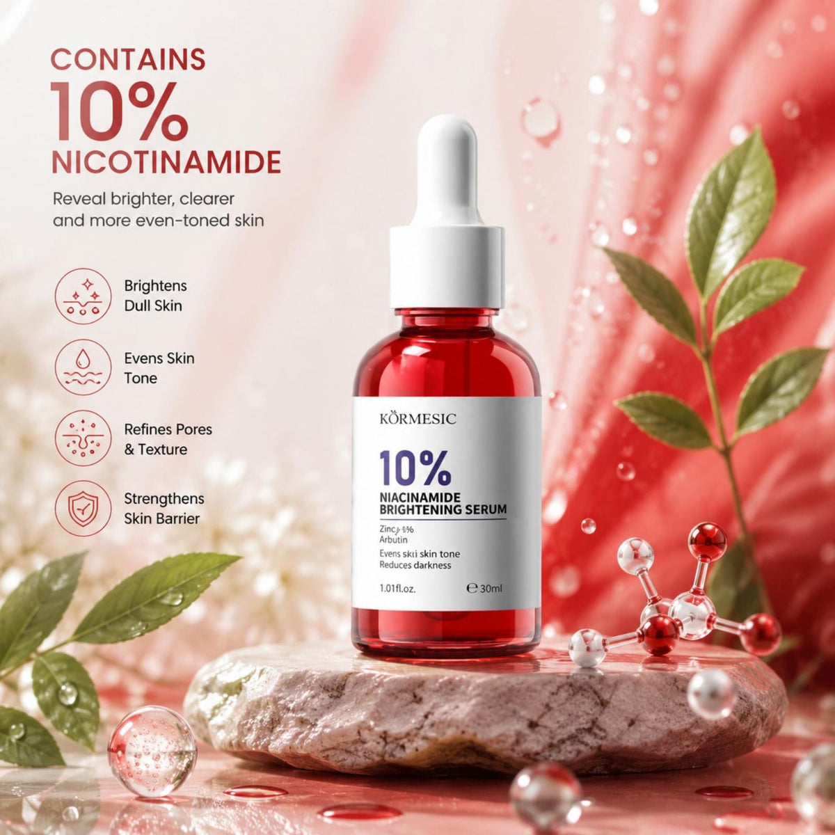 Körmesic 10% Niacinamide Brightening Serum.