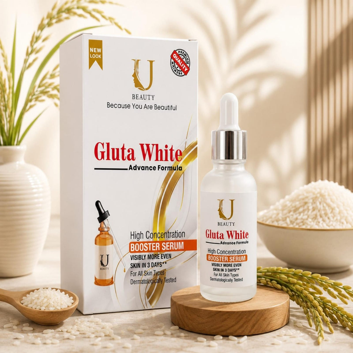 Gluta White Advance Formula Booster Serum.