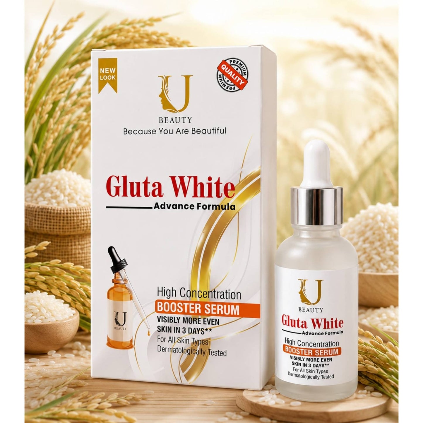 Gluta White Advance Formula Booster Serum.