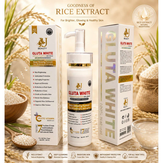 Gluta White Skin Whitening Face Wash.
