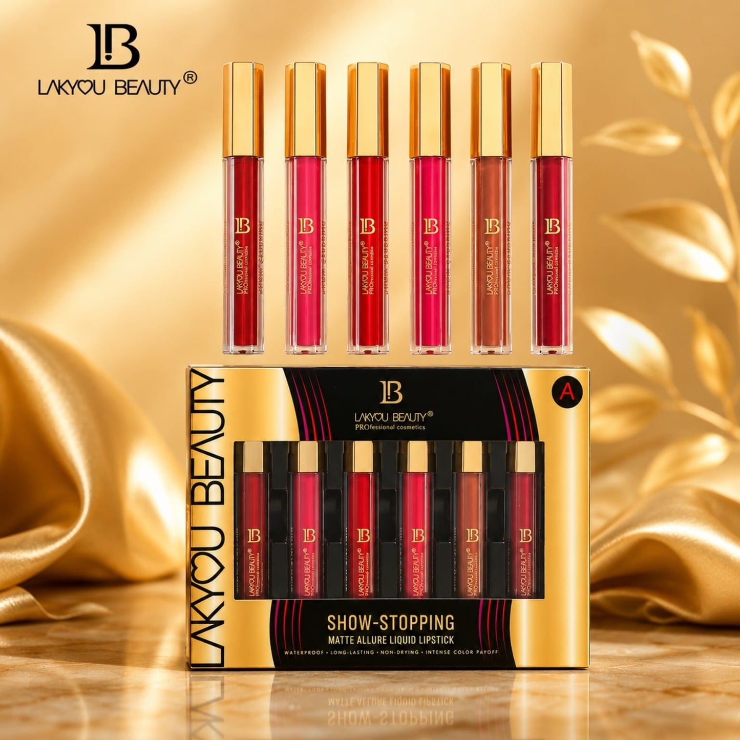 LAKYOU Beauty Show-Stopping Matte Liquid Lipgloss Set