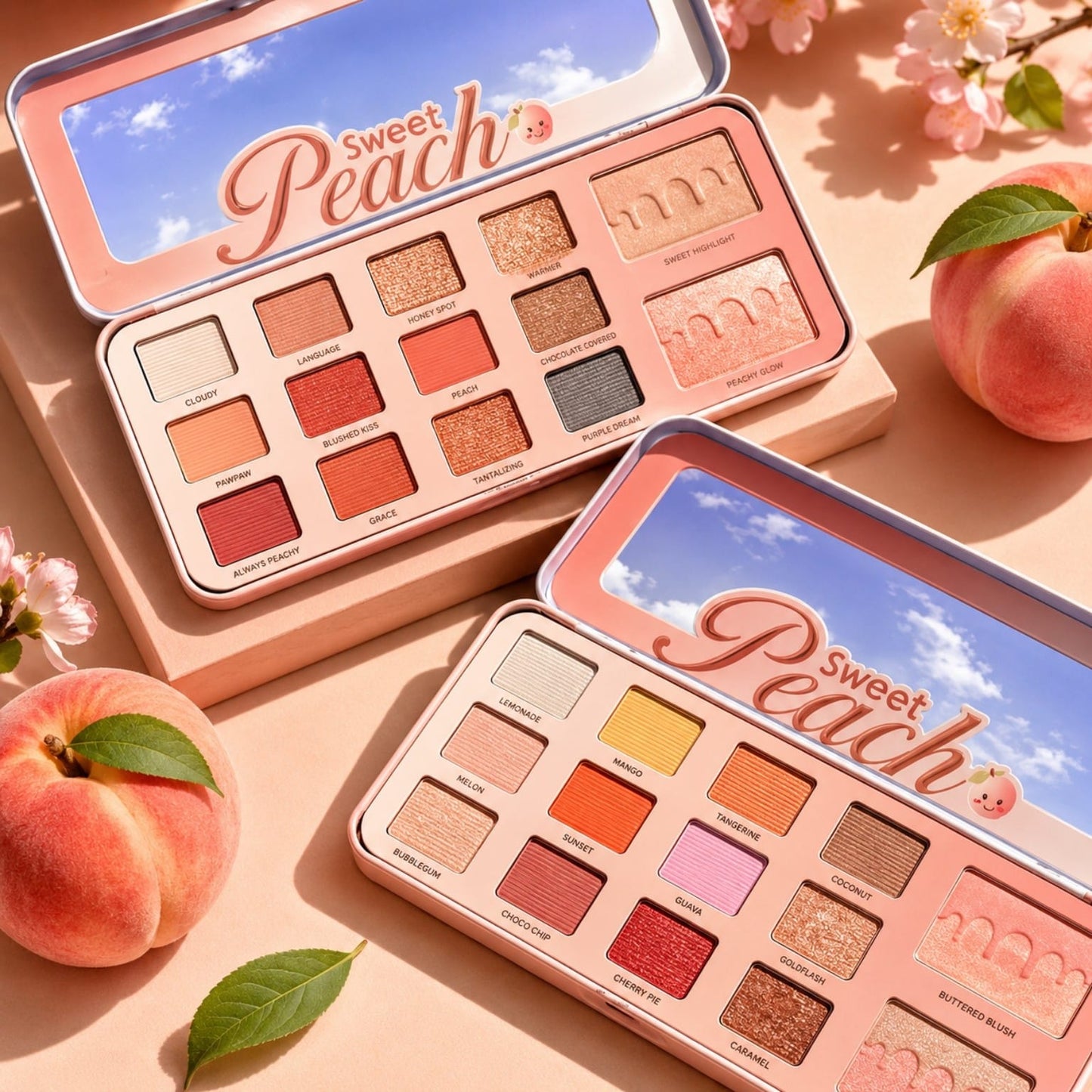 "BIYA Sweet Peach Eyeshadow Palette"