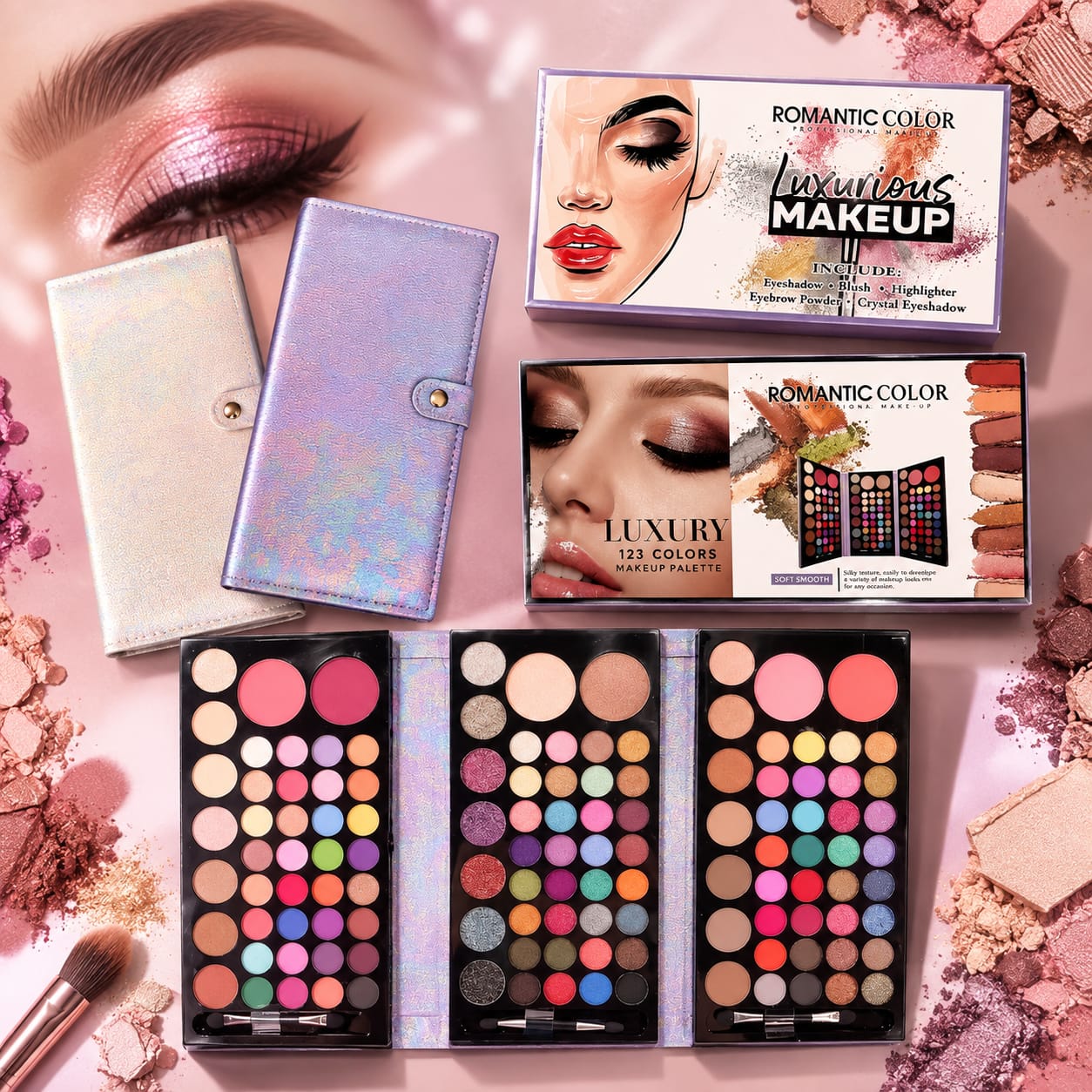 Romantic Color 3-in-1 Makeup Kit.