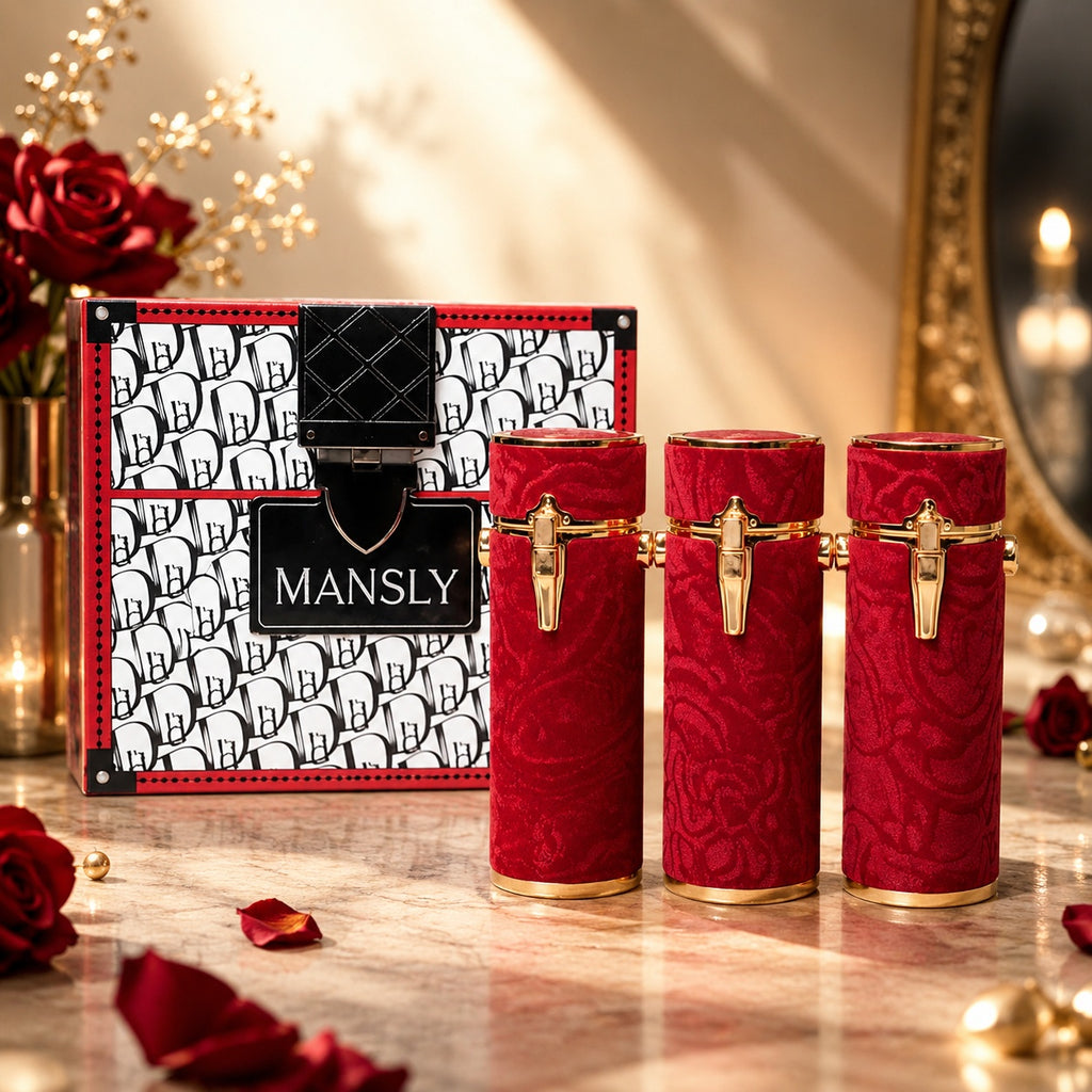 Mansly 3 Piece Lipstick Set.