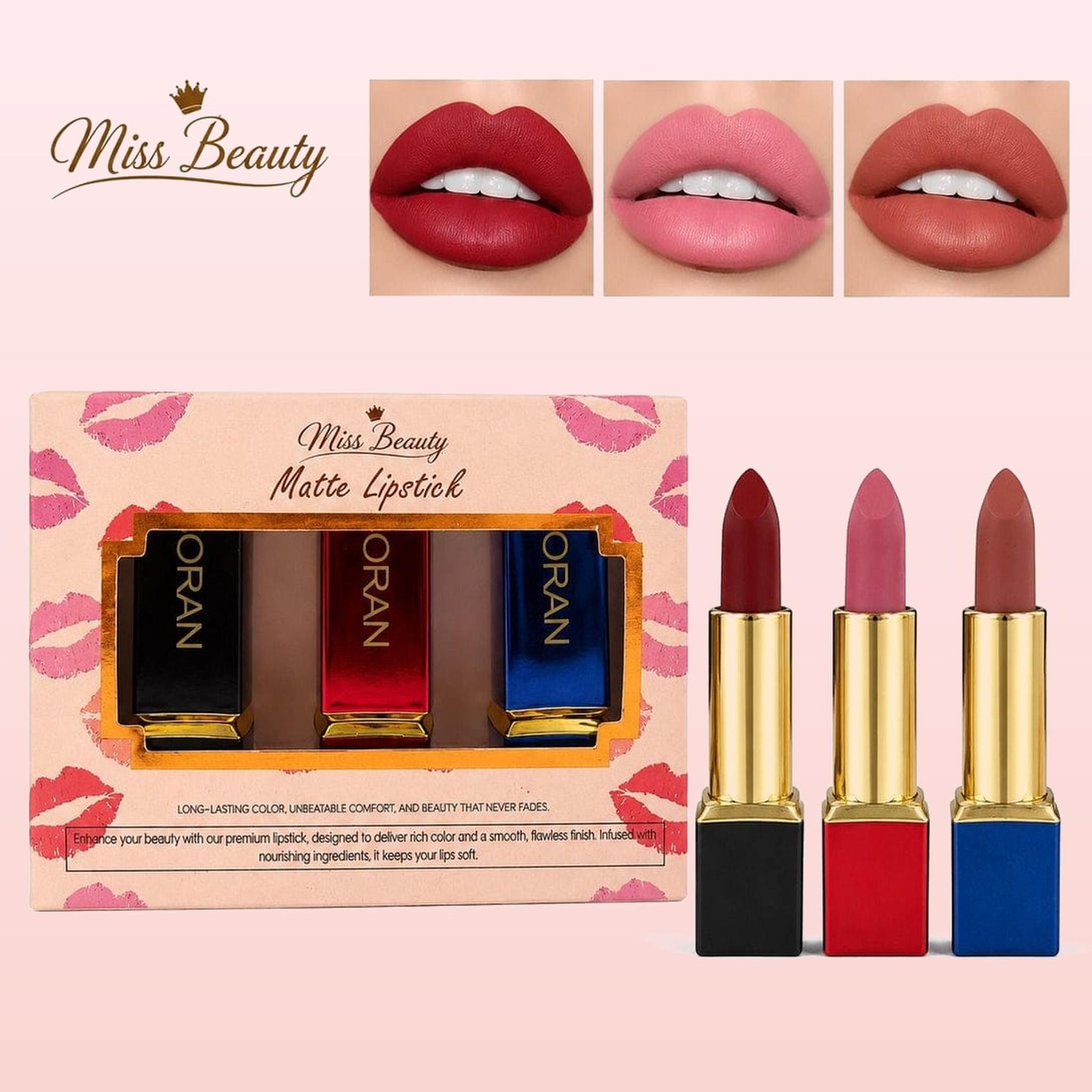 Miss Beauty Matte Lipstick.